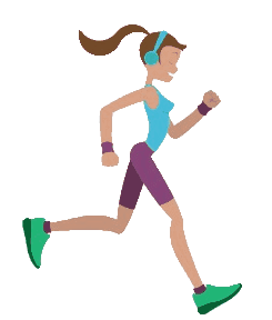 Running music graphic for Agra Marathon